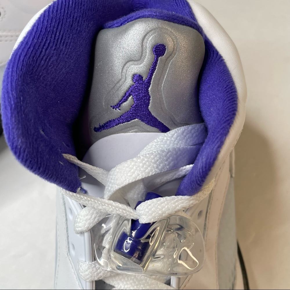 Air Jordan 5 Dark Concord Mens Size 10 Basketball Shoes Sneakers - Picture 5 of 11